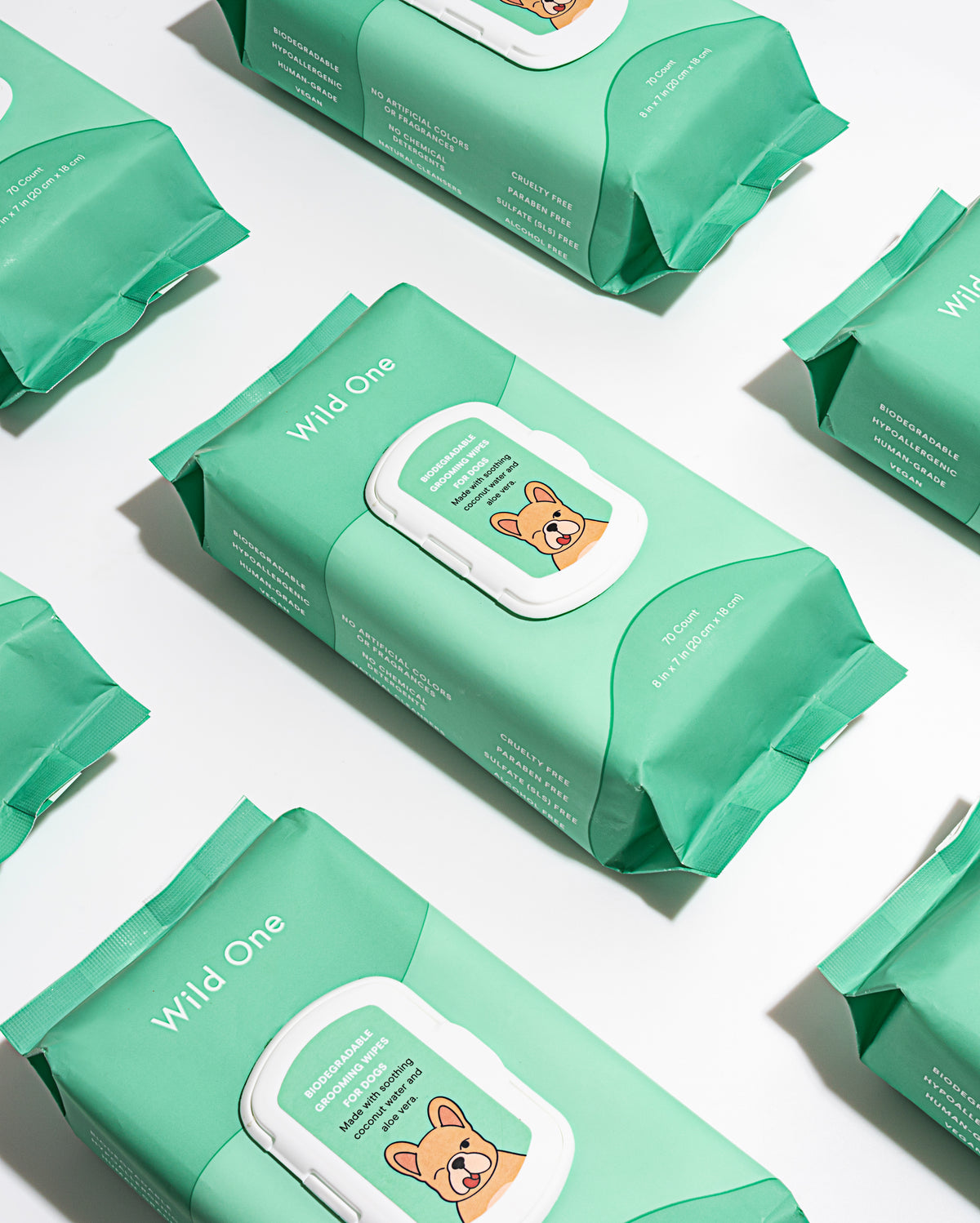 Subscribe for monthly deliveries of Bath Wipes for your dog.